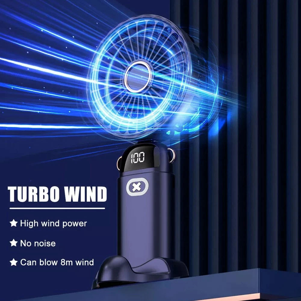 Neck Fan USB Portable Neck Fan Rechargeable Portable Cooler Neckband Bladeless~