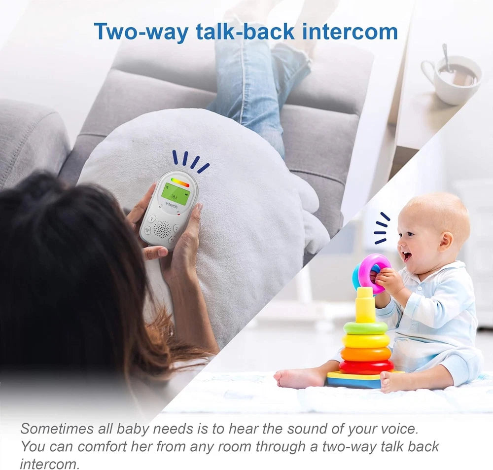 VTech Baby Monitor Long Range, up to 1,000ft, Audio 2-Way Audio Talk