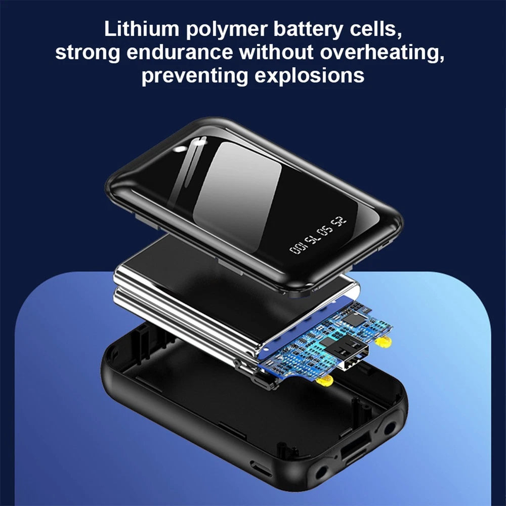 9000000mAh Power Bank Fast Charger Battery Pack Portable 4 USB for Mobile Phone.