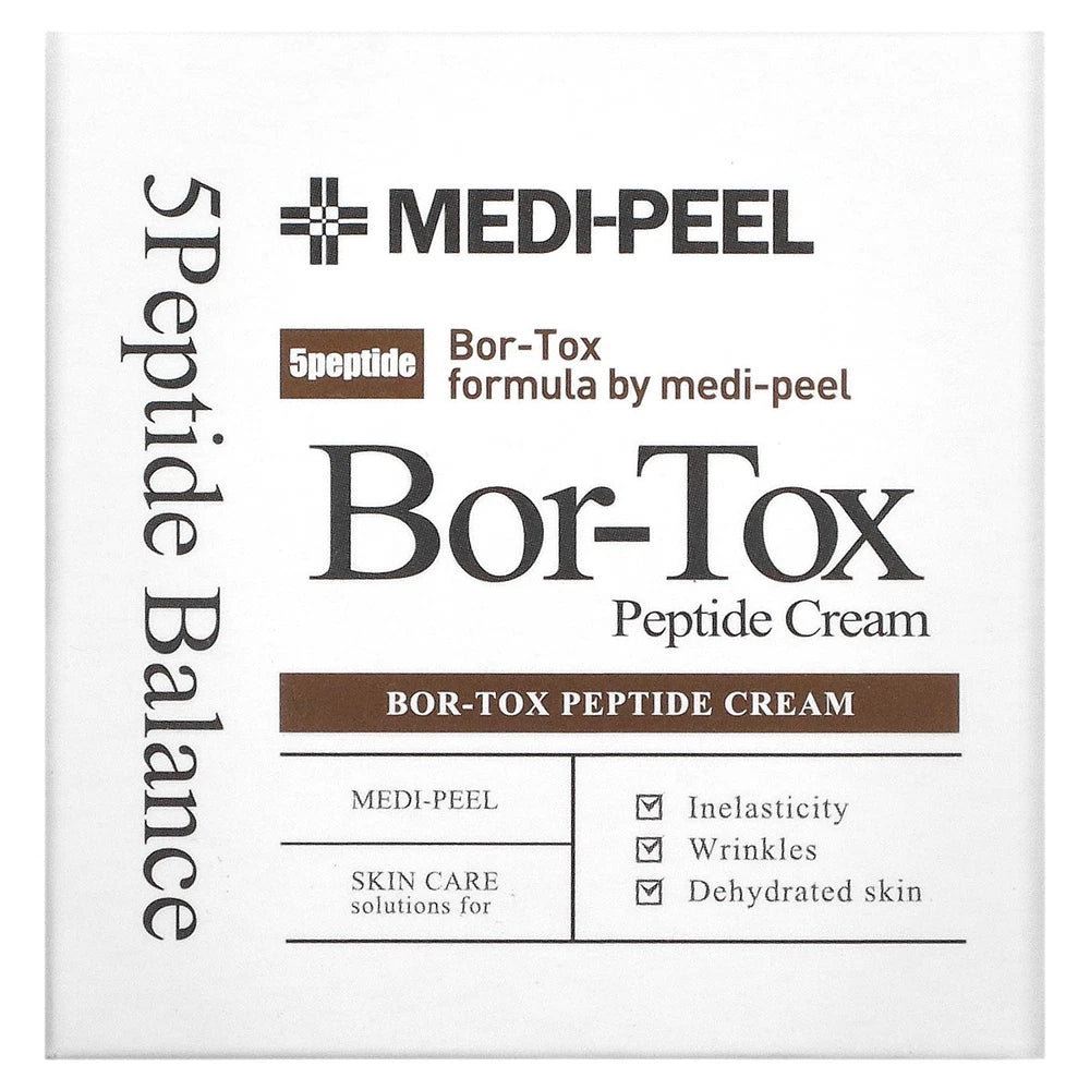 MEDI PEEL Bor Tox Peptide Cream 50g Anti Wrinkle Moisturizing Elastic K-Beauty