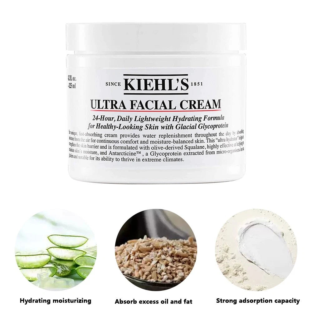 Kiehls Ultra Facial Cream 125ml Skincare Hydrating Moisturiser KN2