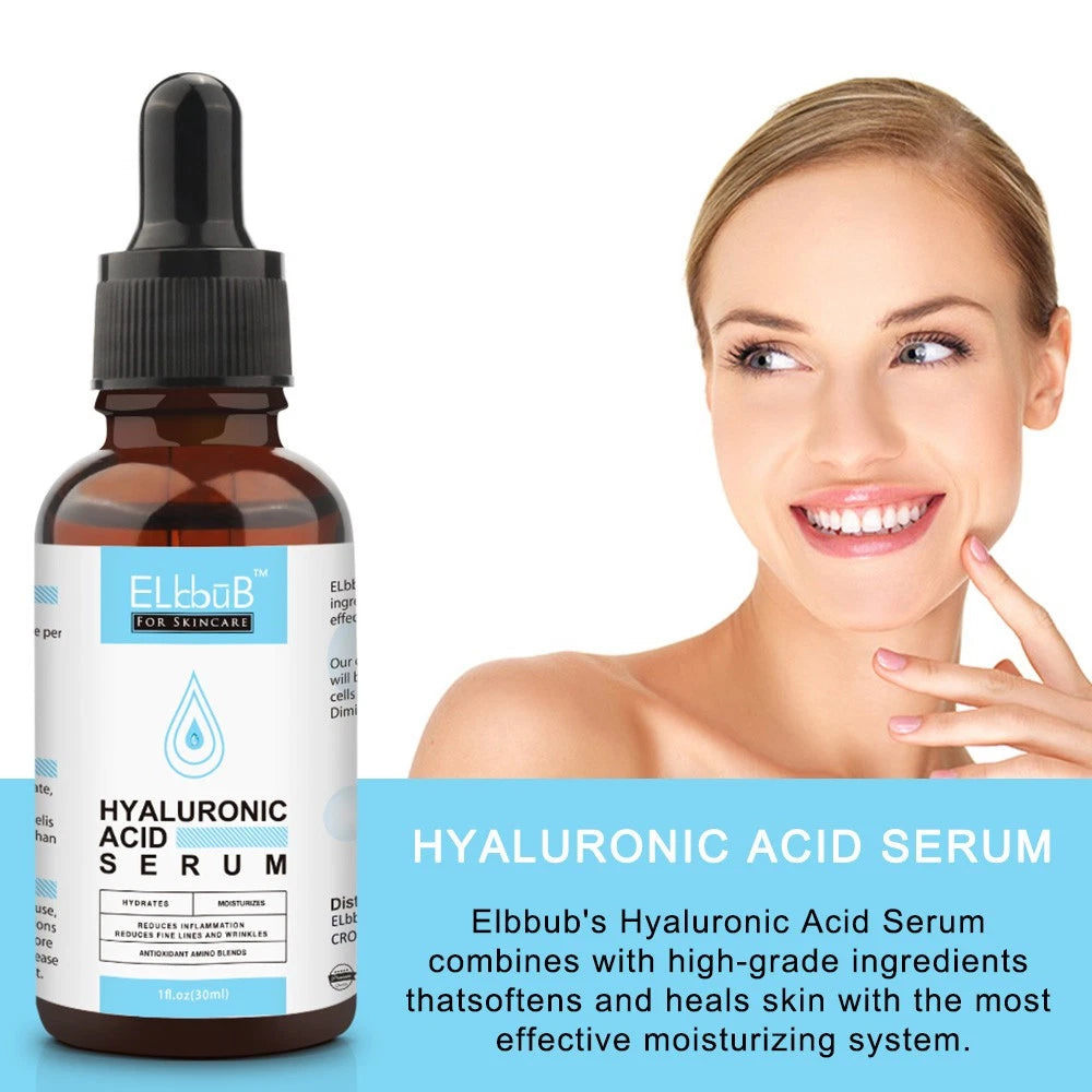 Pure Hyaluronic Acid Serum , Vitamin C Face Serum Strong Anti Wrinkle Anti Aging