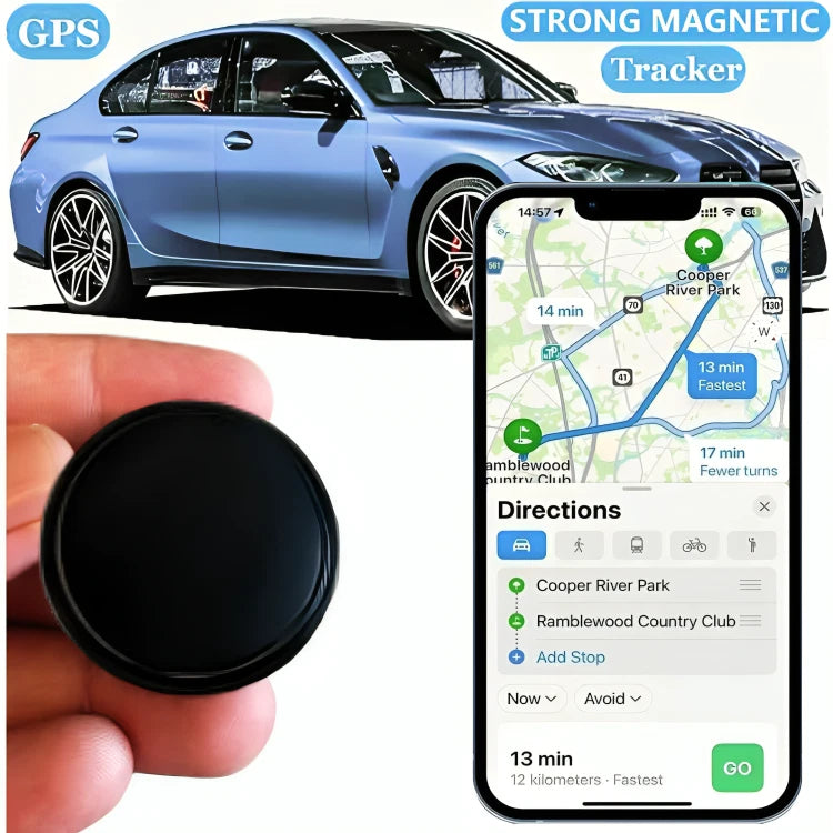 Mini GPS Car Bike Tracker Portable Magnetic Vehicle Tracking Device Wireless UK