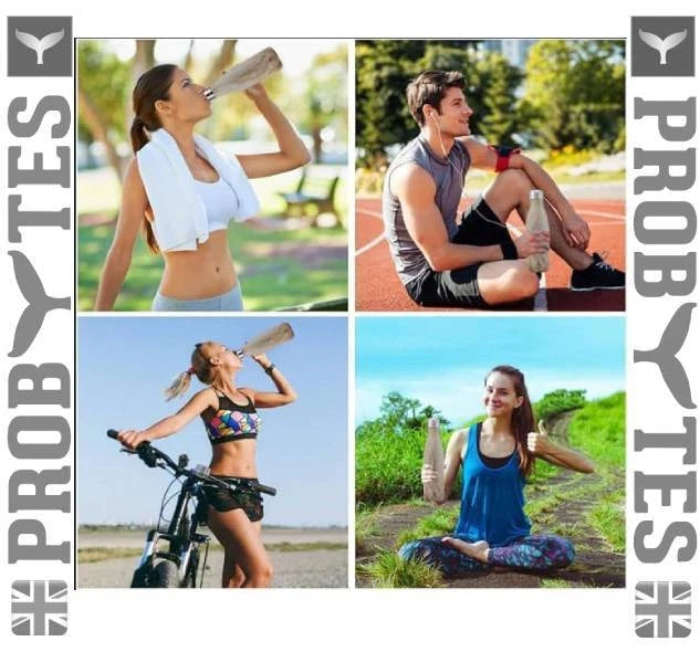 Stainless Steel Water Bottle Double Walled Vacuum Insulated Thermal Flask Sports