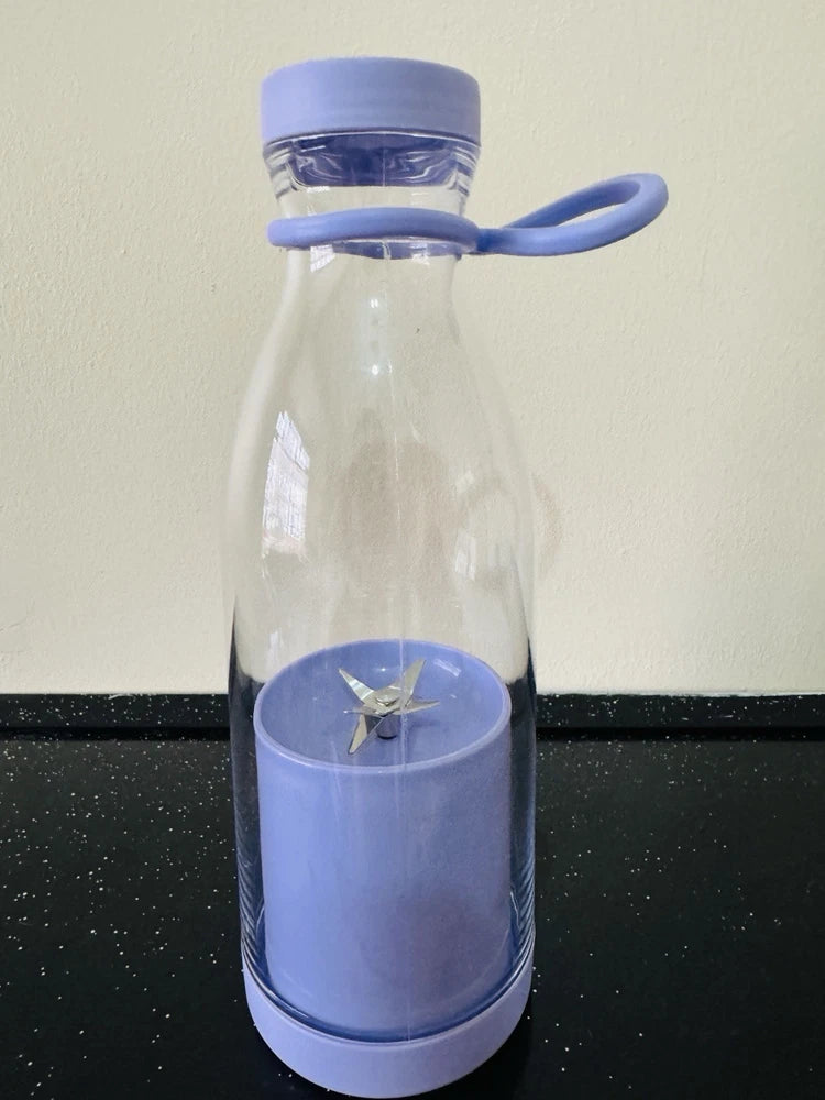 Mini Portable Blender for Smoothies & Shakes – USB Rechargeable Juicer Cup 450 M