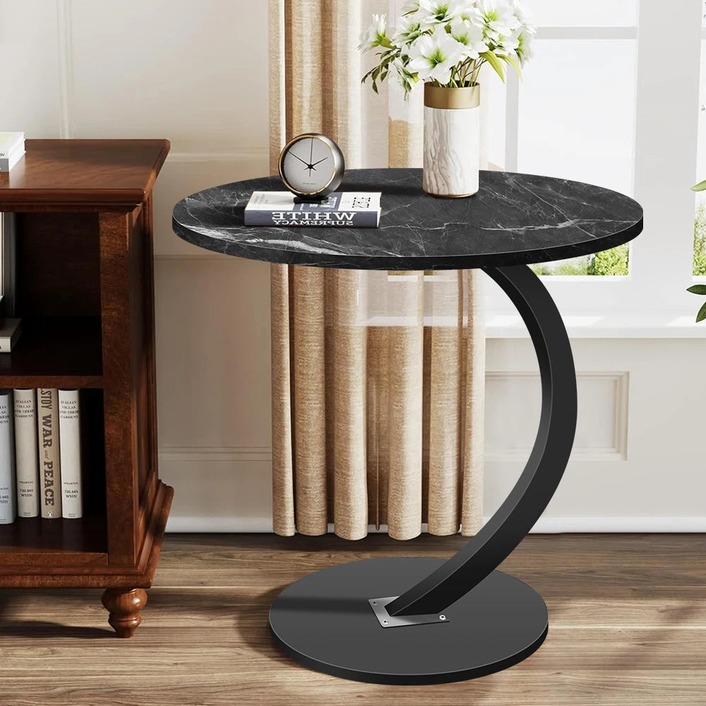 Side Table C Shaped Sofa Small End Table Table Coffee Laptop Living Room Bedroom