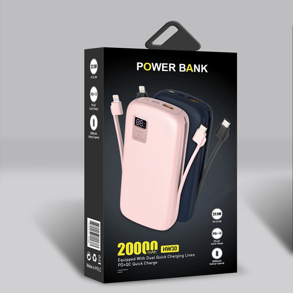 MOX 20000mAh Power Bank USB-C Fast Charging DIGITAL Display High Speed