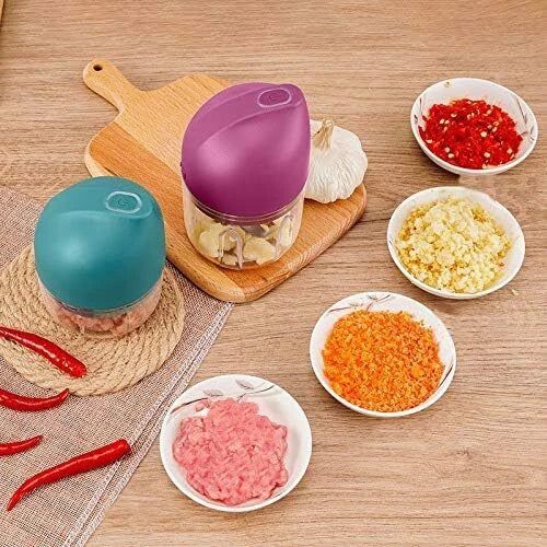 250ml Electric Chopper Mini Food Processor Blender Meat Vegetable Crusher Mixer