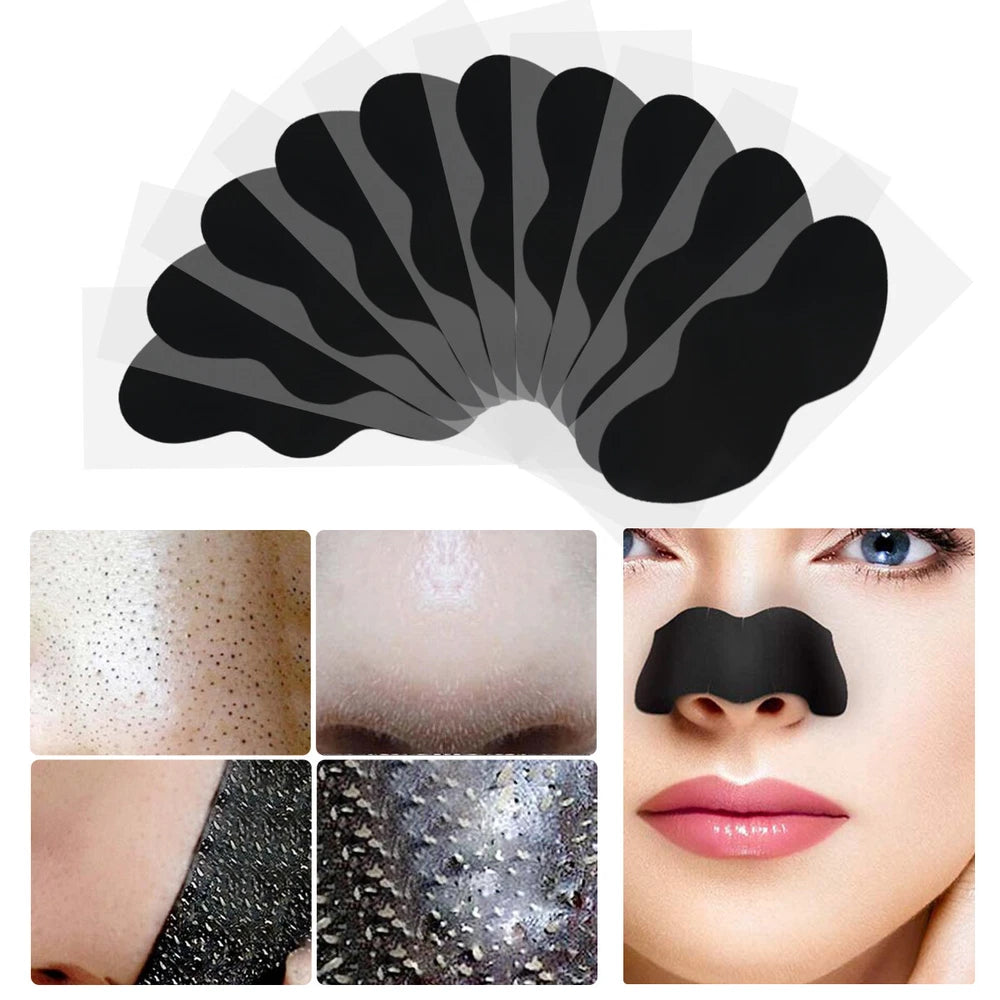 ✅10pcs Nose Pore Strips Blackhead Removal Unclog Pores Smooth Deep Cleansing NEW