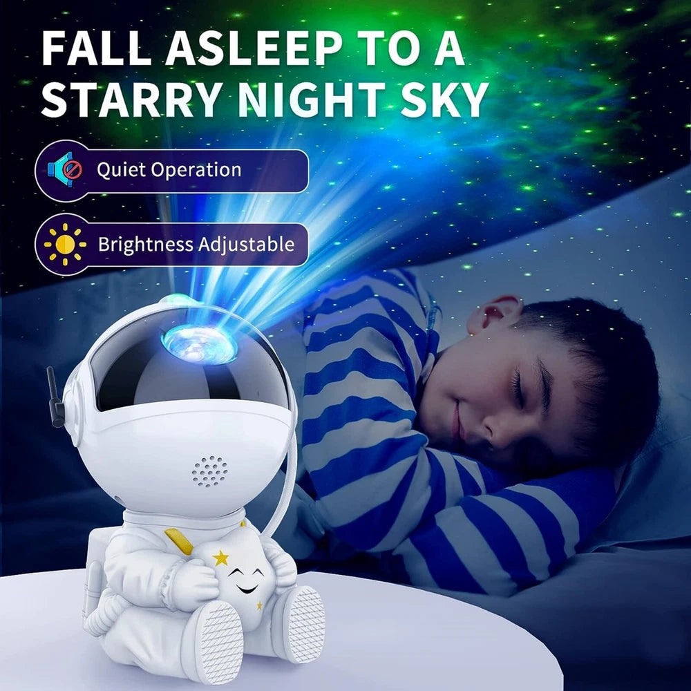 Astronaut Star Space Projector Galaxy Night Light - Starry Nebula Ceiling Lamp