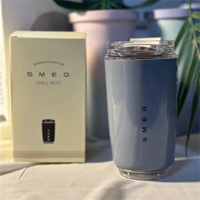 Smeg Coffee Mug Stainless Steel Travel Water Bottle Insulated Cup 8 Colors
