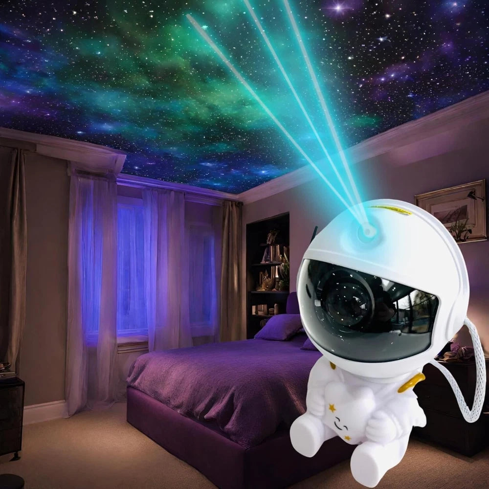 Astronaut Galaxy Projector Starry Star Sky Night Light Nebula Remote Projection
