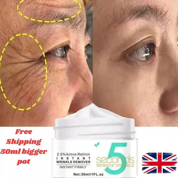 50ml 5 Second Wrinkle remove Instant Face Cream Skin Tightening Anti-Aging women