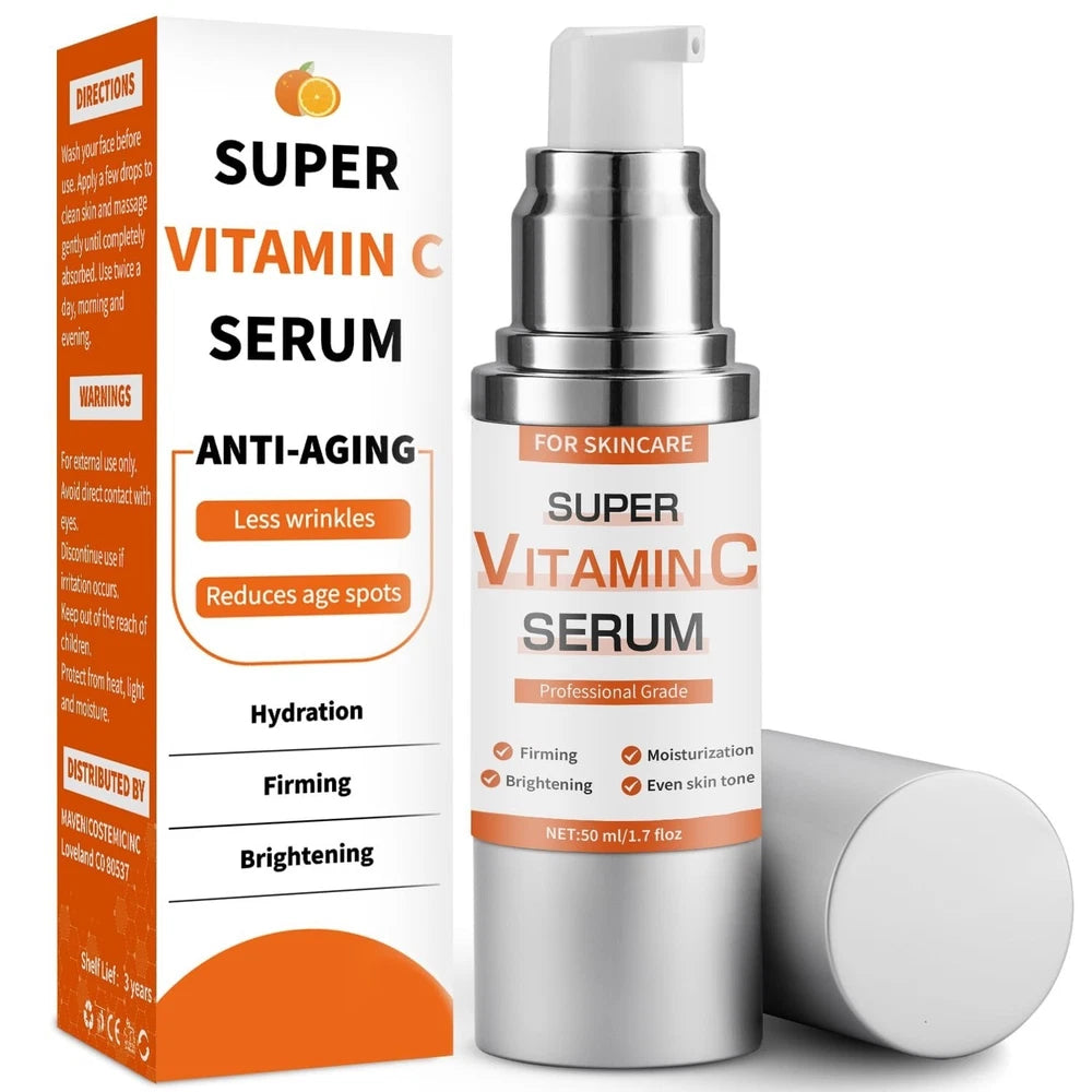 Vitamin C Serum for Face Wrinkle & Age Spots Reduction All-In-One Hydrating