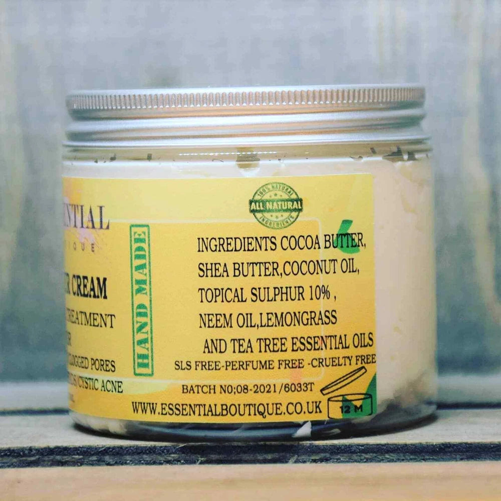 Sulfur Ointment sulphur cream acne blackhead spot zit handmade treatment 200ml