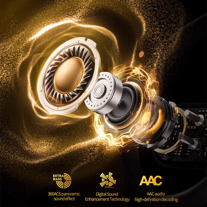 TWS Wireless Bluetooth Earphones Headphones Sports Running Bass Earbuds Ear Hook