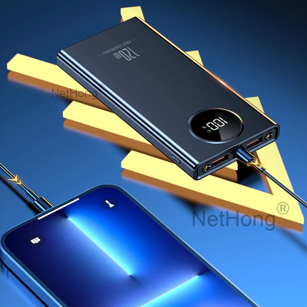 9000000mAh Power Bank Fast Charger Battery Pack Portable 4 USB for Mobile Phone.