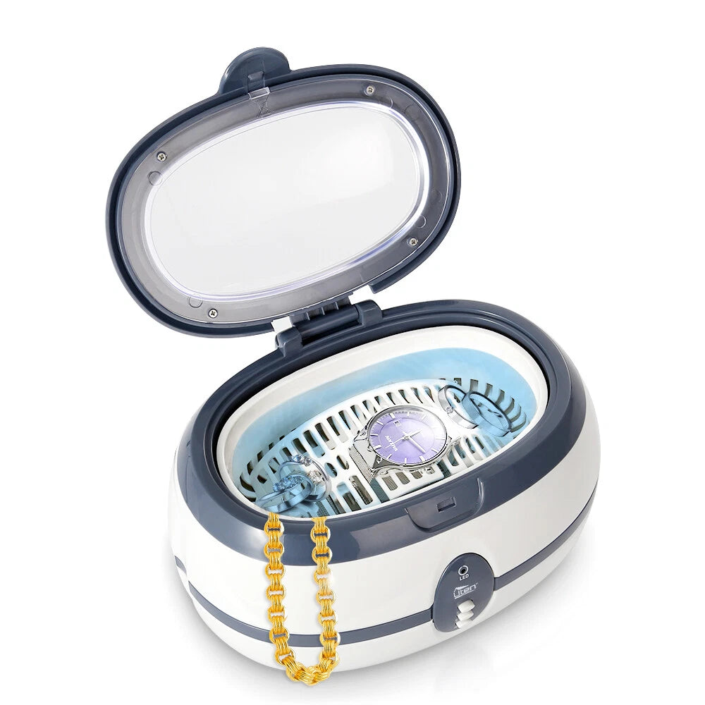 Professional Ultrasonic Cleaner Watch Jewellery Glasses Cleaning Machine 600ml