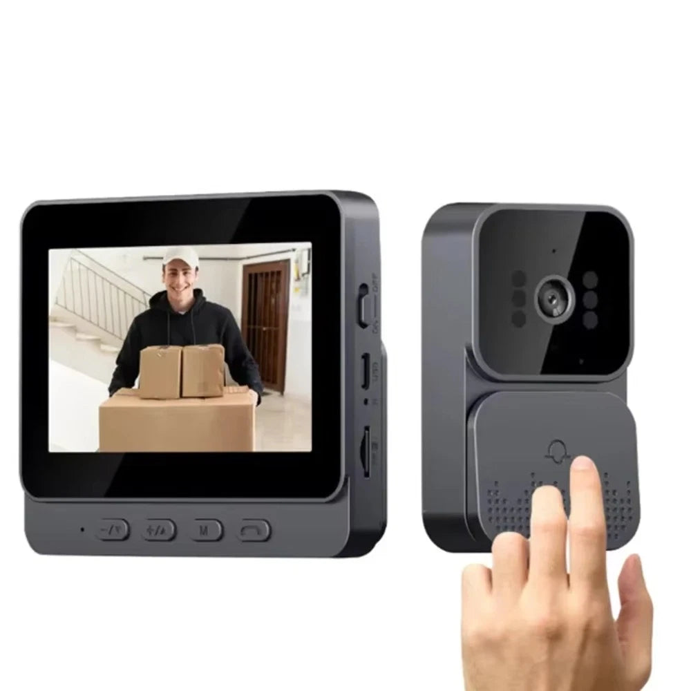 Wireless WiFi Video Doorbell Smart Camera Door Bell Ring Intercom Security UK