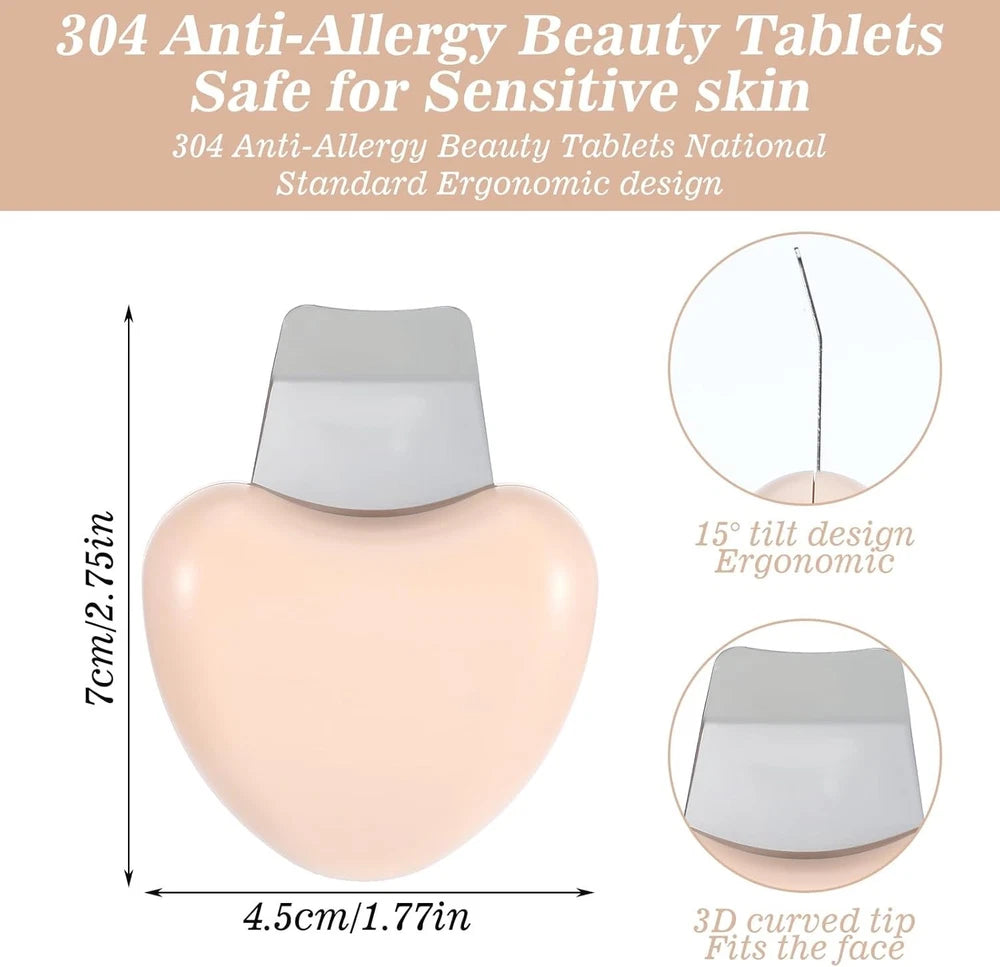 Skin Spatula Facial Cleaner Blackhead Removal Smooth Cleansing Scrubber Pores UK