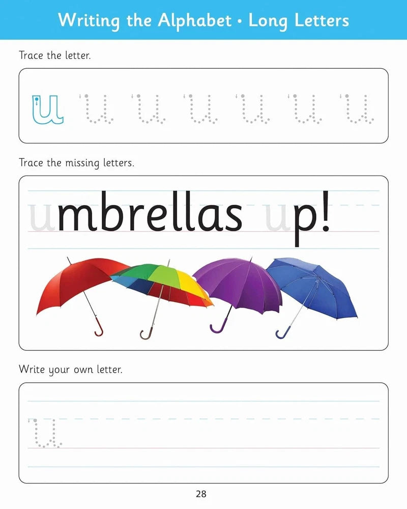 Handwriting Workbook – Pen Control Ages 4 5 Reception Books Early Learning Book