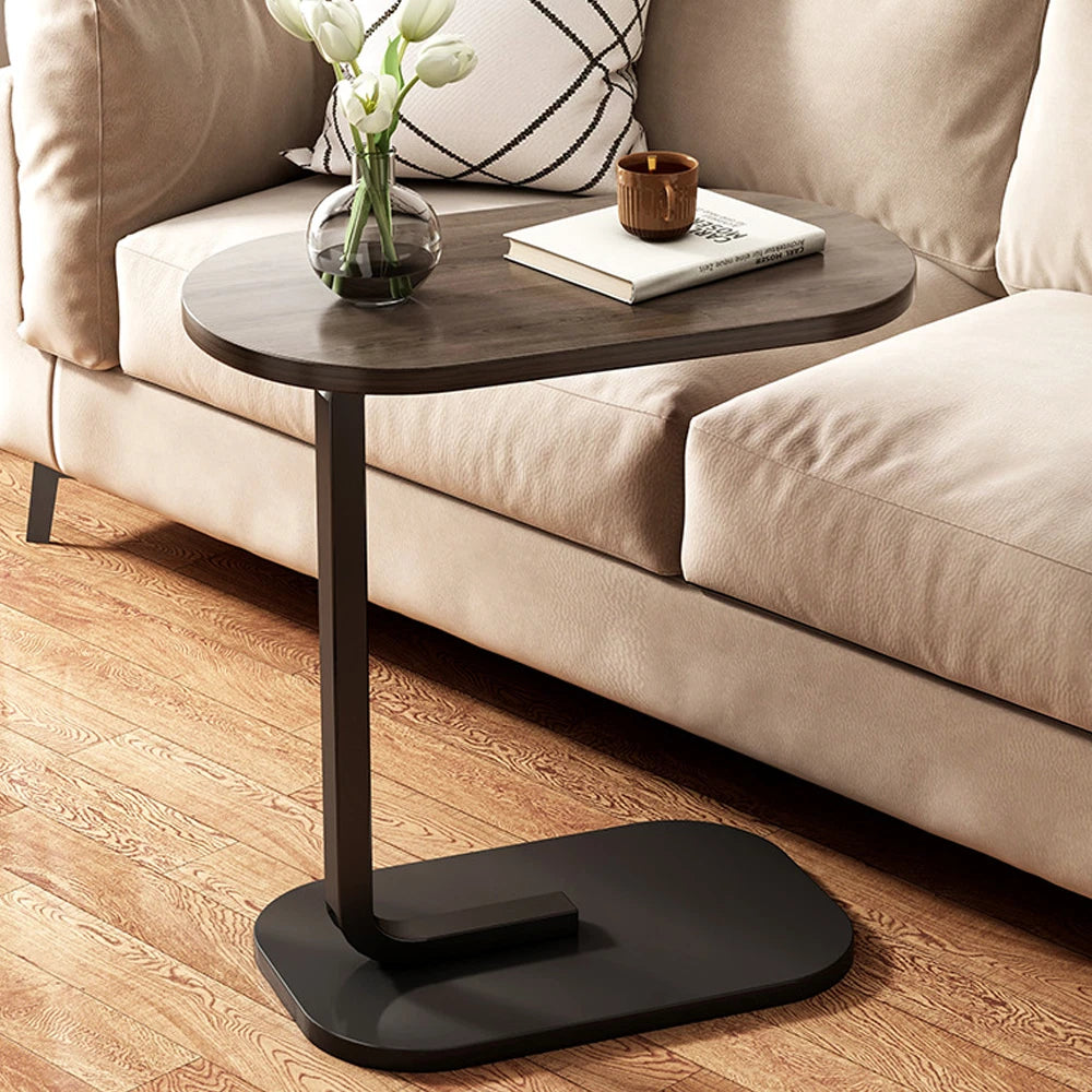 C-Shaped Compact Sofa Side End Table Coffee Laptop Table Living Room Bedroom UK