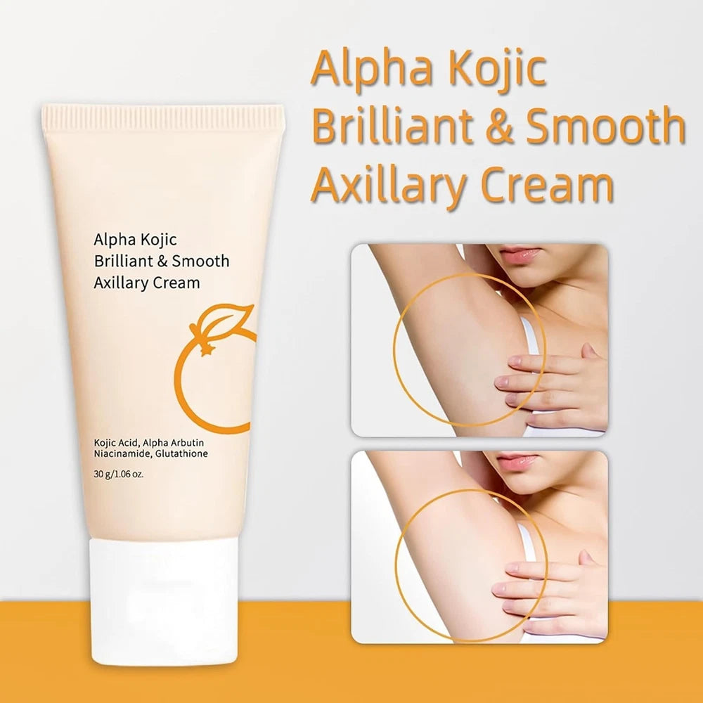 Kojic Acid Underarm Whitening Cream, Skin Bleaching Cream, Intimate Area Dark