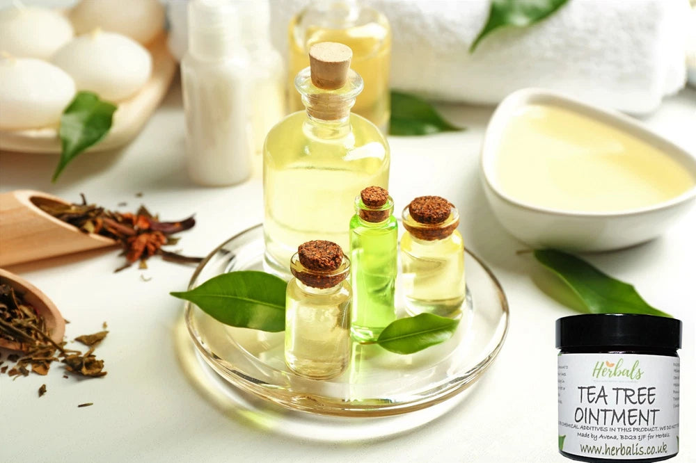 Tea Tree Cream for Acne Face & Skin Natural Antiseptic Balm 60ml 200ml UK Made