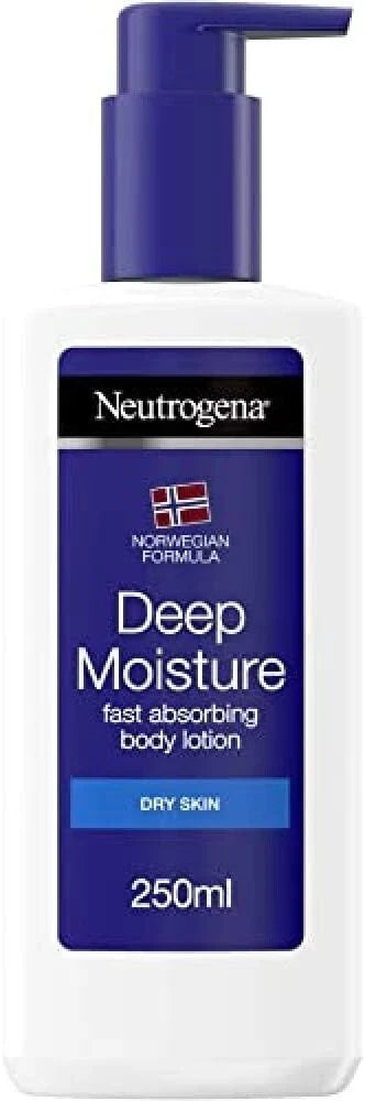 Neutrogena Norwegian Formula Deep Moisture Fast Absorbing Body Lotion 250ml
