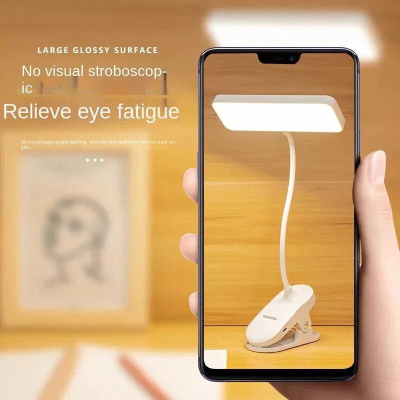 LED Clamp Clip On Flexible USB Desk Light Bed Reading Table Study Night Lamp UK