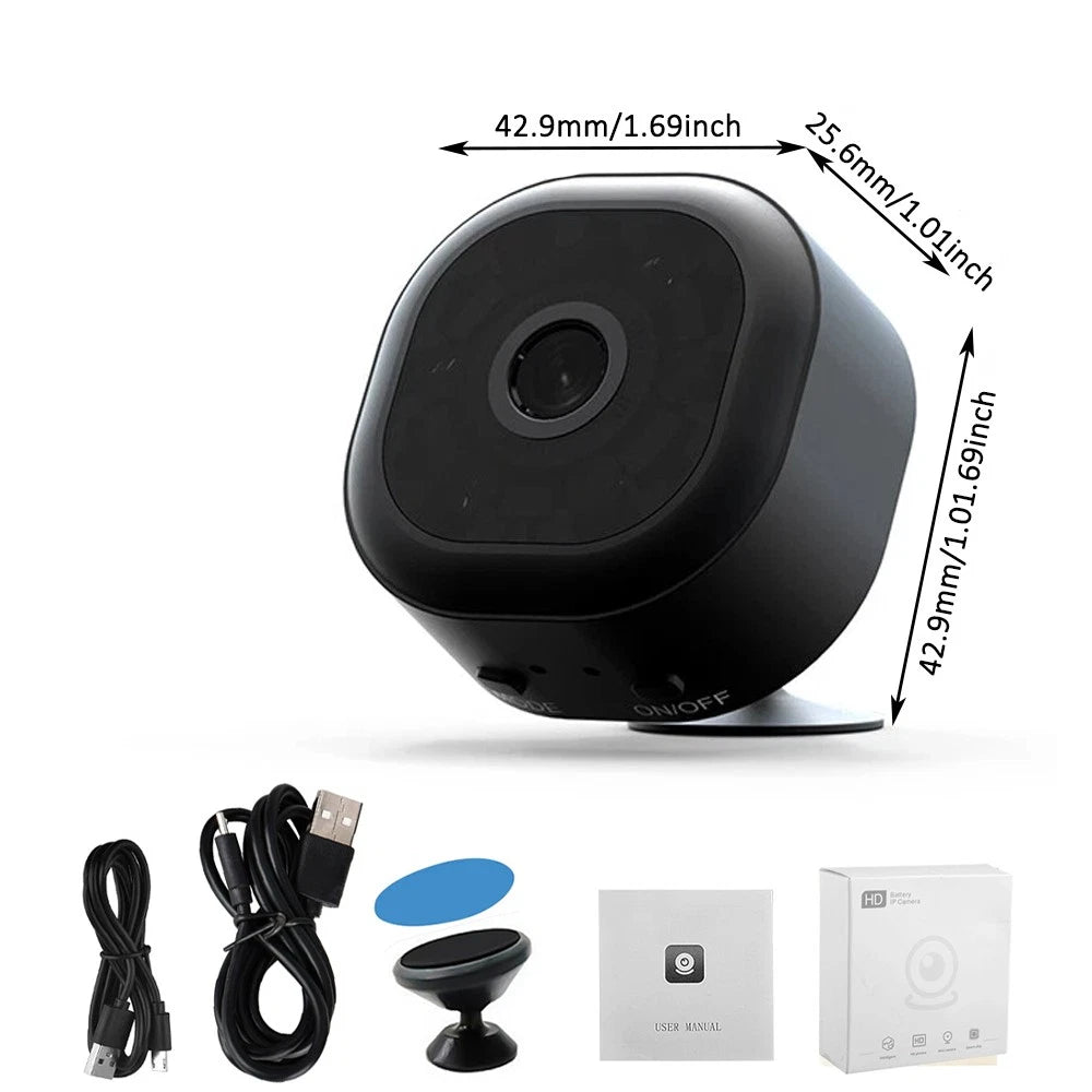 HD 1080P Wireless WiFi CCTV Indoor Outdoor Mini IP Camera Home Security Cam UK