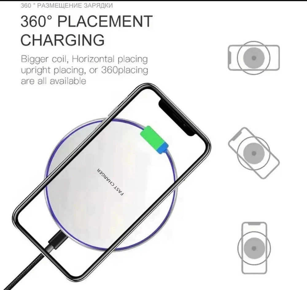 30W Super Fast Wireless Charger Stand Charging For All Samsung iPhone Phones
