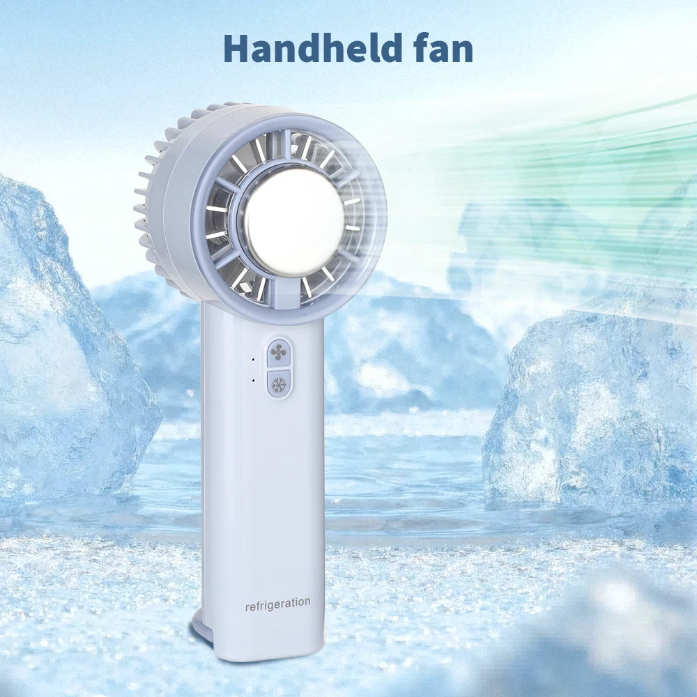 Portable Hand-held Fan Mini Folding Desk Fan Cooler Cooling USB Rechargeable UK