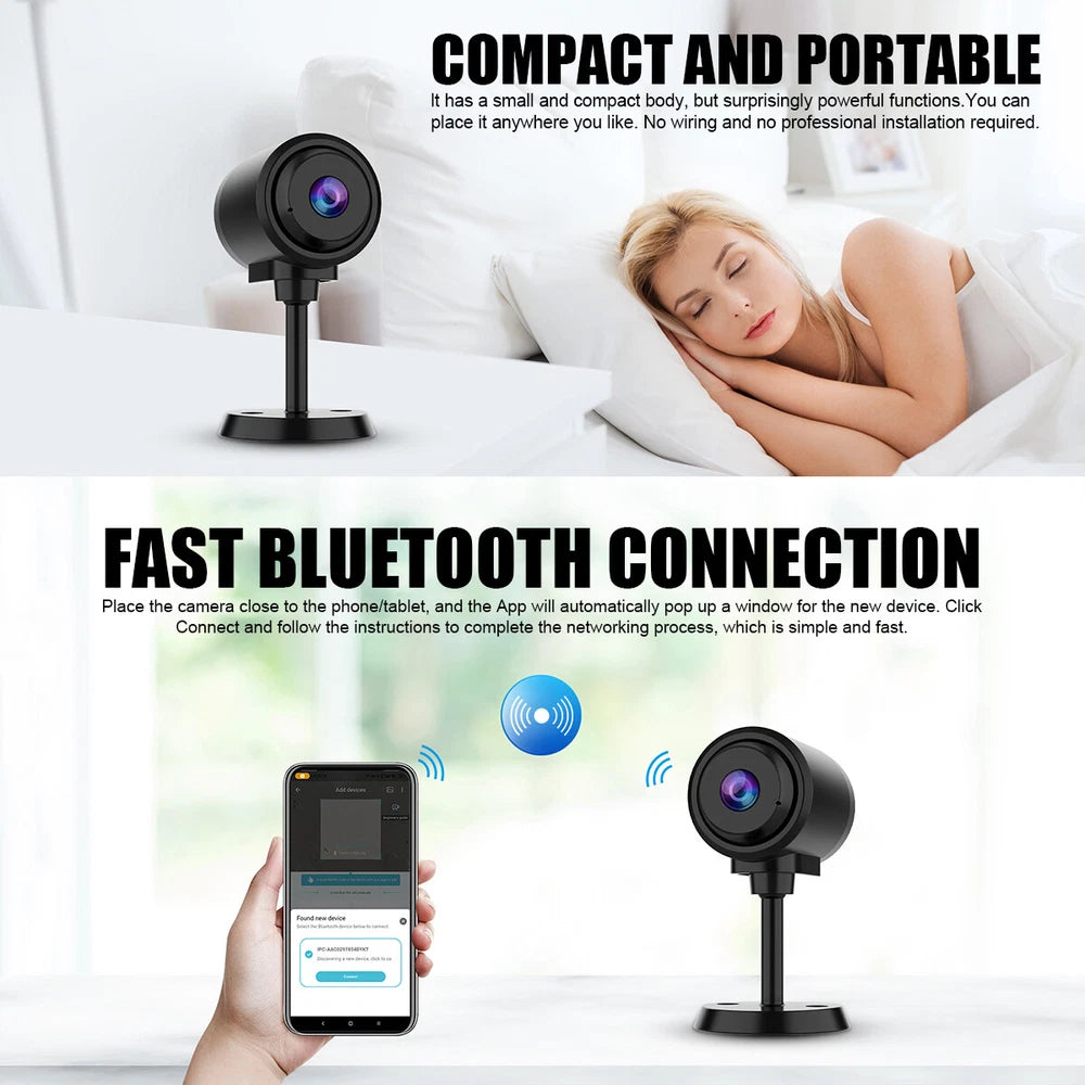 1080P IR Wireless WiFi Outdoor & Indoor CCTV MINI HD IP Camera CAM Home Security