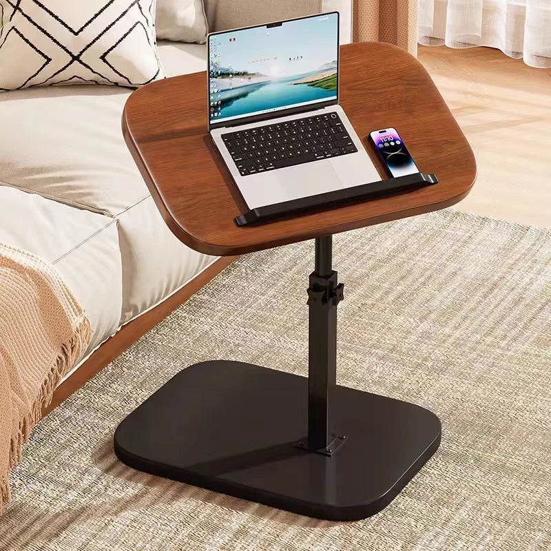 C-Shaped Flip Sofa Side End Table Coffee Laptop Table Living Room Bedroom