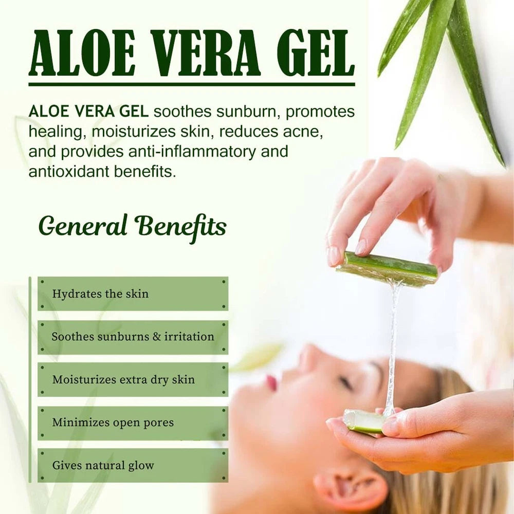 1KG 100% Pure Aloe Vera Gel Multipurpose Soothing Moisturising For Hair & Skin