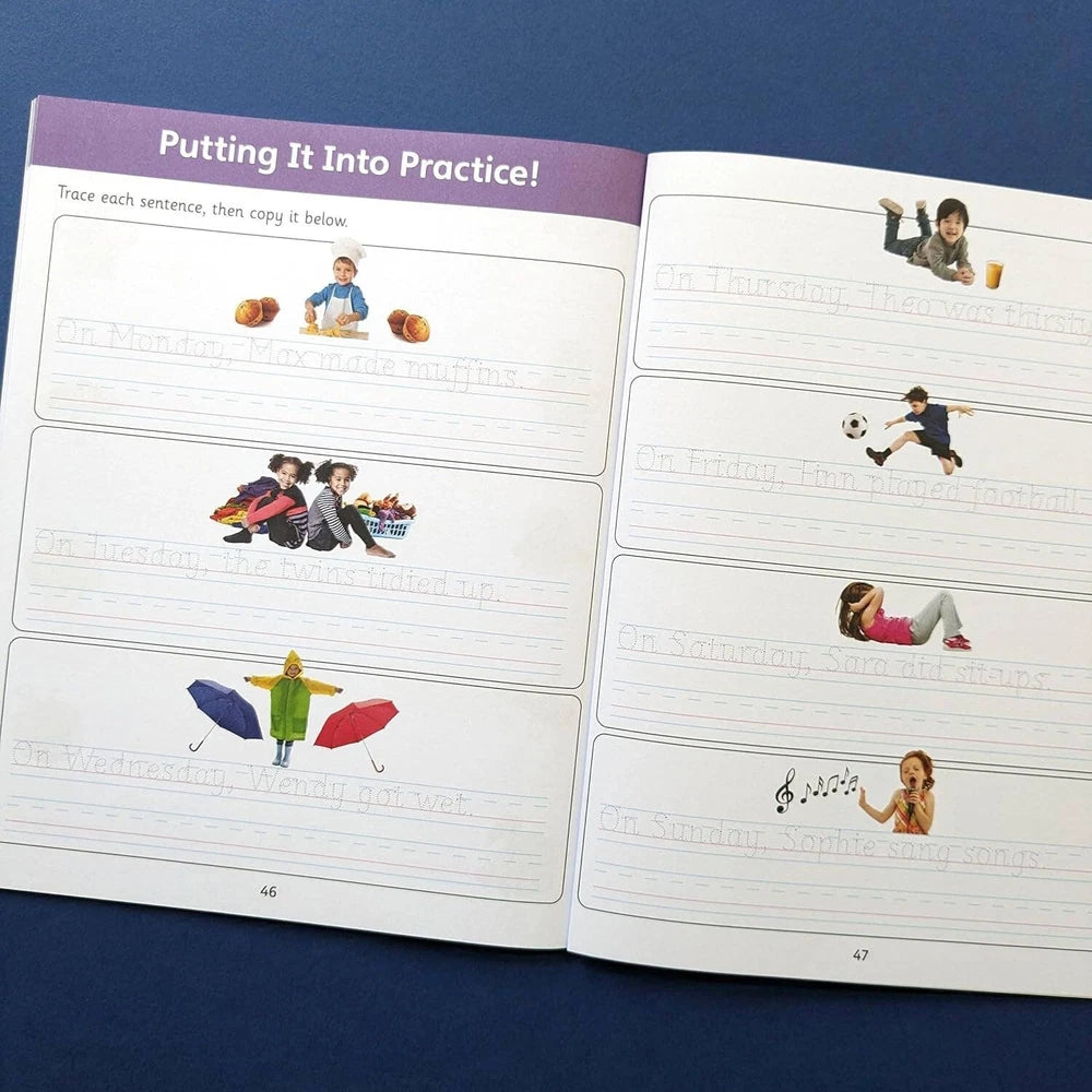 Handwriting Workbook Year 1 Pen Control Practice Ages 5-6 Books Early Learning