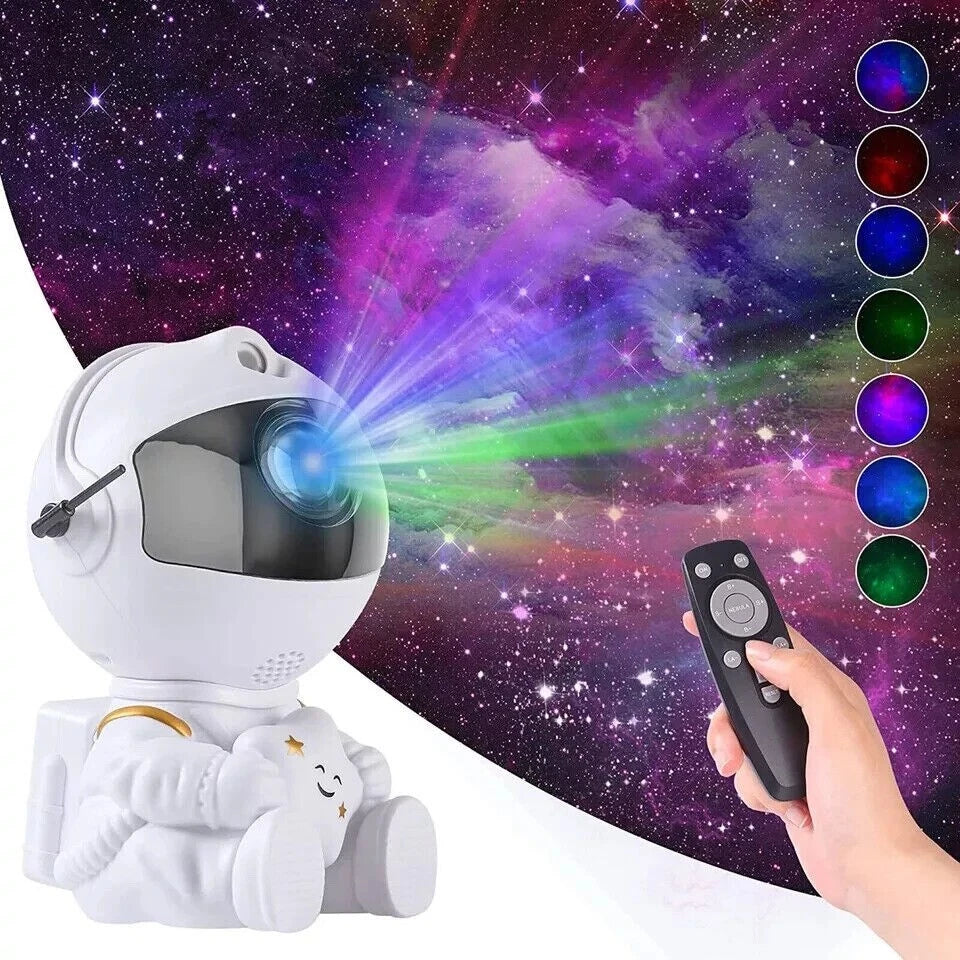 Astronaut Galaxy Projector Starry Star Sky Night Light Nebula Remote Projection