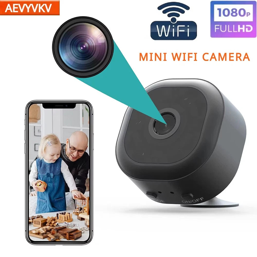 HD 1080P Wireless WiFi CCTV Indoor Outdoor Mini IP Camera Home Security Cam UK