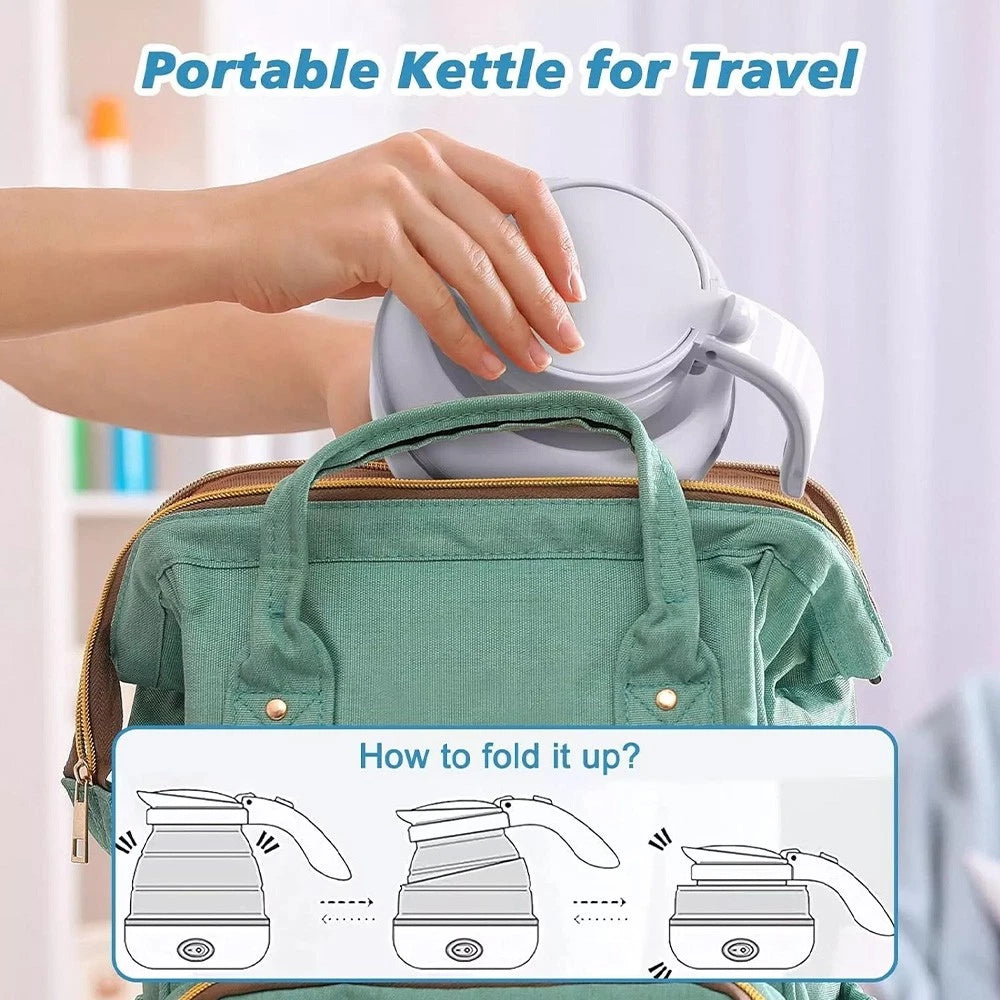 Portable Electric Water Kettle: Ideal for Travel, Camping, Caravan Kettle Mugs