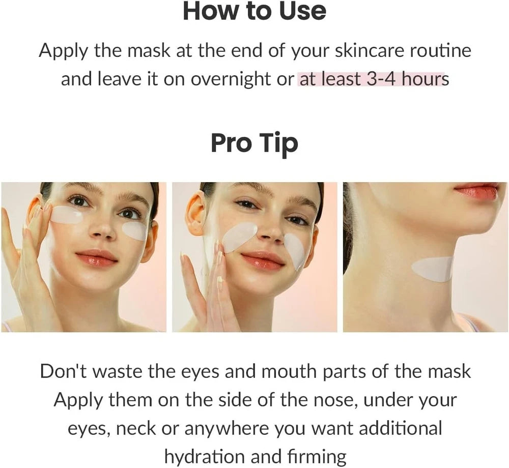 Bio-Collagen Real Deep Mask Sheet Hydrating | Firming | Pore Minimizing - 4 Pack