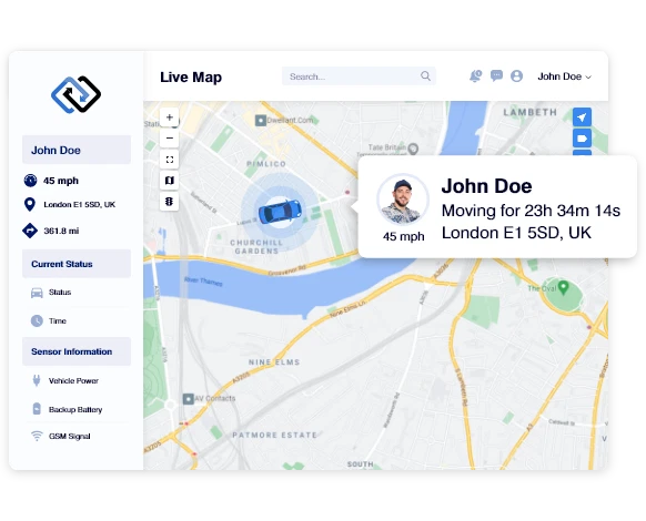 104N Magnetic GPS Tracking Device for Cars, Vans & Trailers - Long Battery Life