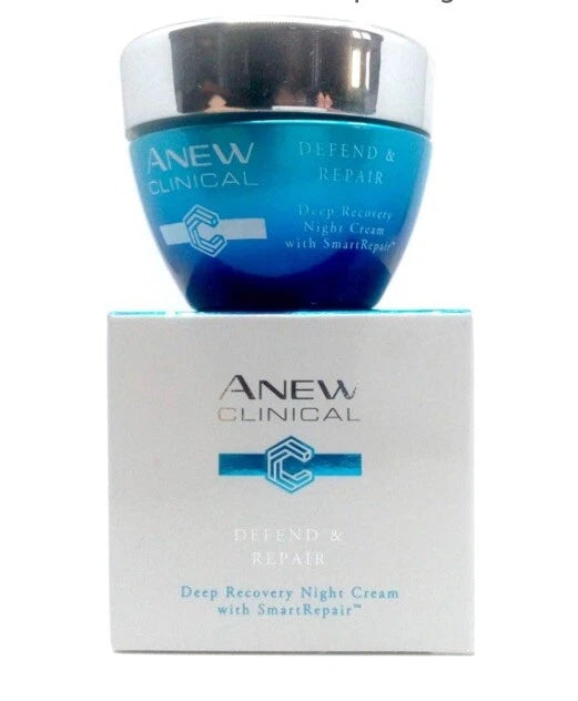 Night Cream 10ml Travel Size - Avon Anew Clinical Defend & Repair Deep Recovery