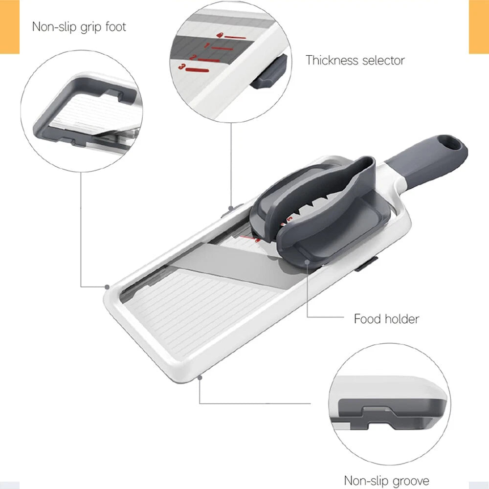 Vegetable Cutter Professional Mandolin Slicer Food Fruit Chopper Tool Adjustable