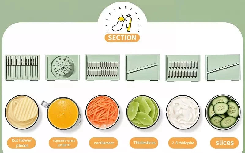 Professional Mandolin Slicer Vegetable Cutter Food Fruit Chopper Tool UK