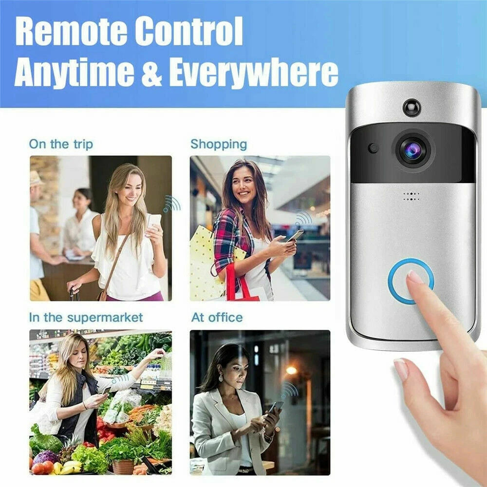 Ring Video Doorbell HD Video Wireless Doorbell Motion Advanced Detection Camera