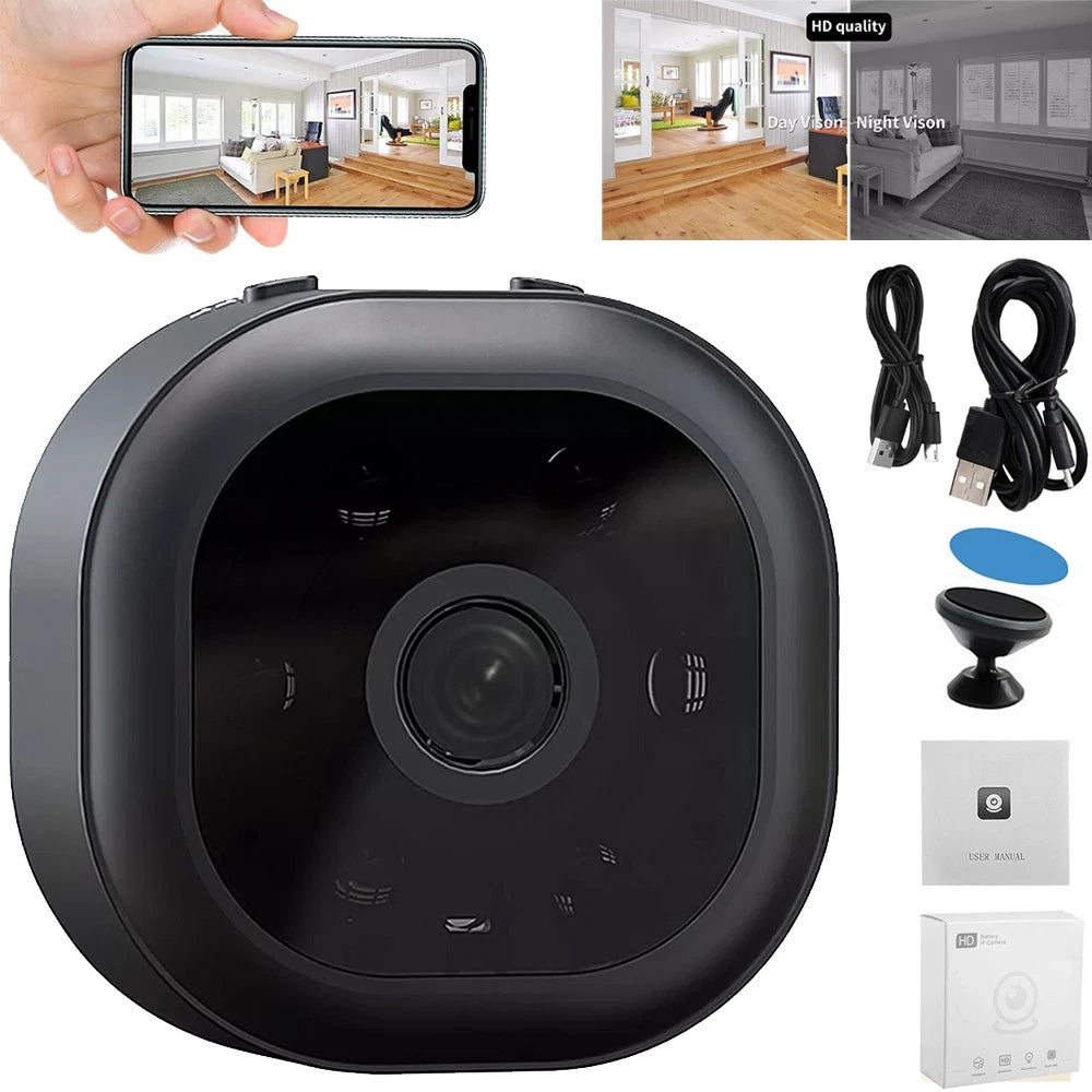 HD 1080P Wireless WiFi CCTV Indoor Outdoor Mini IP Camera Home Security Cam UK