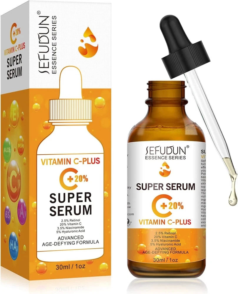 Vitamin C Face Lift Serum SOLUTION Hyaluronic Acid For Micro Needle Derma Roller