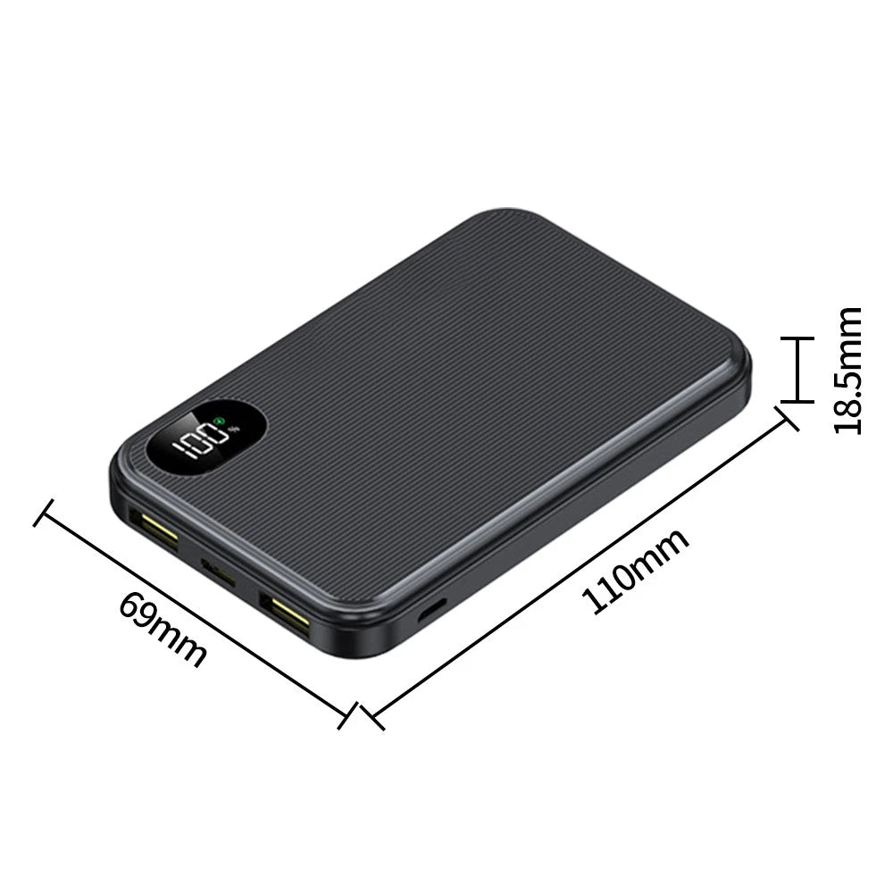9000000mAh Power Bank Fast Charger Battery Pack Portable 4 USB for Mobile Phone.