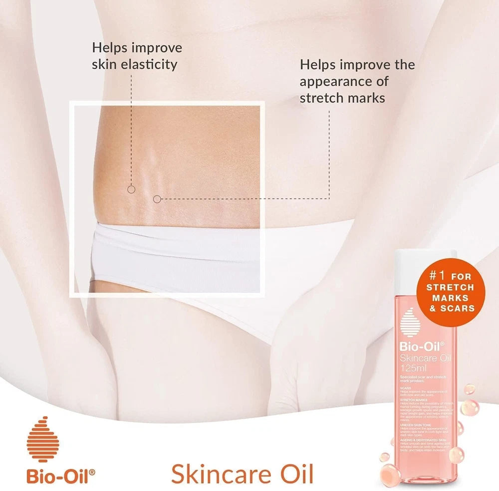 Bio-Oil Skincare Oil Improve Appearance of Scars Stretch Marks Skin Tone 60ml UK